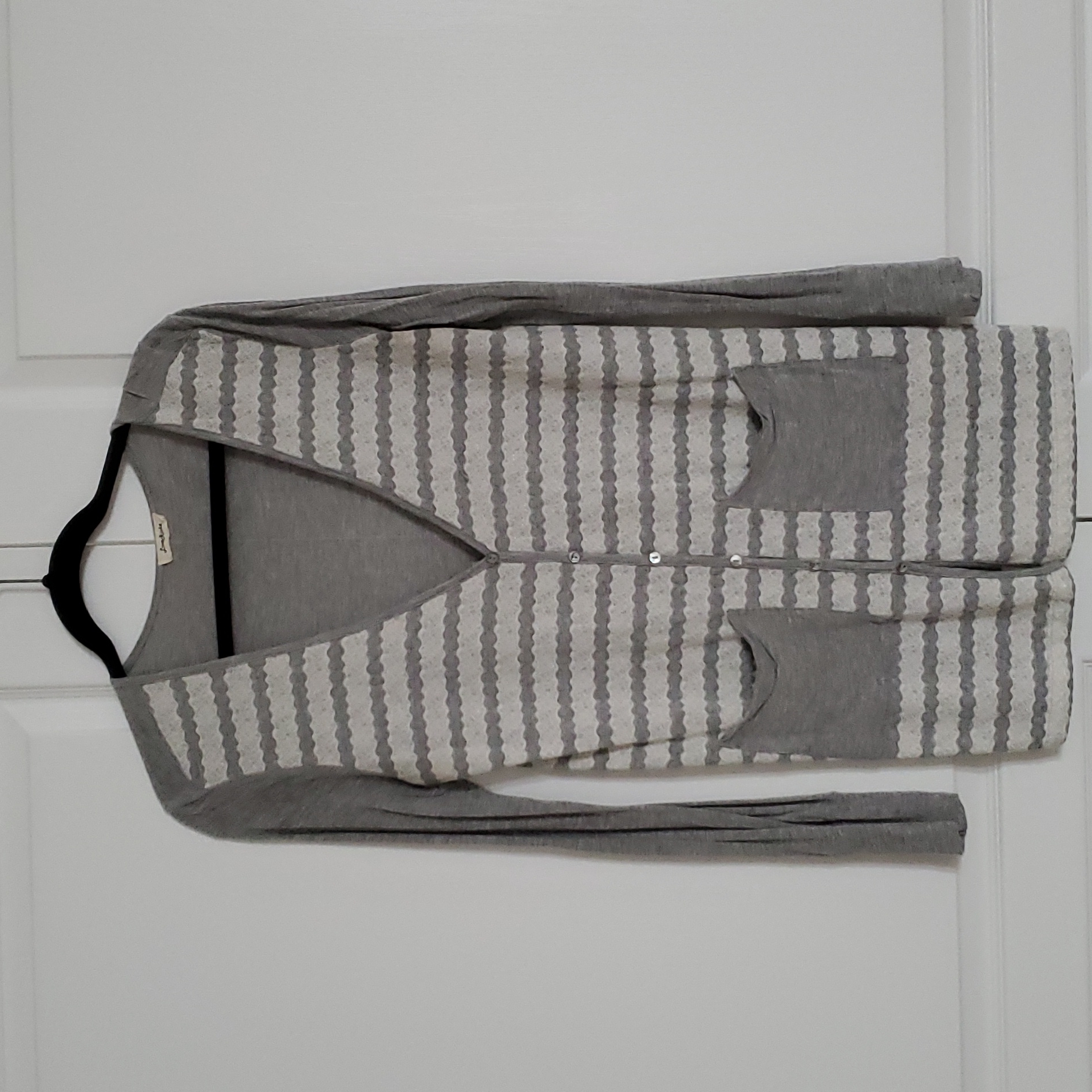 Striped Buttoned Top